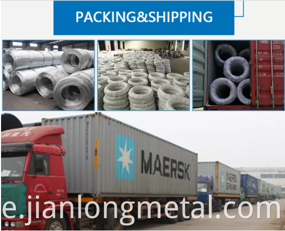 Galvanized Wire Shipping